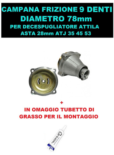 Campana frizione - campana, di